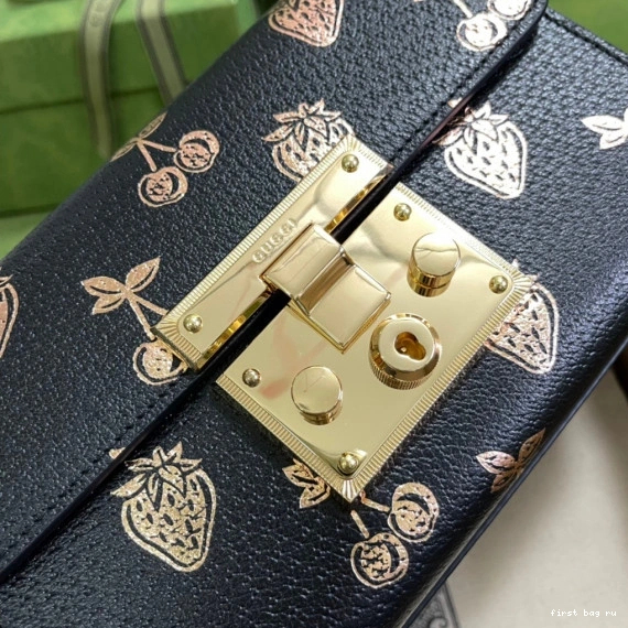 Firstbag ru small padlock shoulder GUCCI bag berry 0818